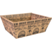 Mand, golfkarton, biermand, 26x21x bruin/zwart