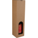  Flesdoos, Basic line, golfkarton, 1 fles, 88x87x350mm, bruin