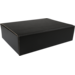  Gift box, Struktura vita, cardboard, 3 bottles , 360x255x93mm, black