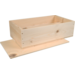 Wine box, wood , 2 bottles , with lid, 340x184x95mm, 