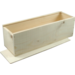 Champagnekist, Hout, 1 fles, binnenafm. 101x100x337mm, 
