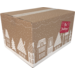 Spacious Christmas gift box with a house motif, 39x29x23 cm – FSC-certified and suitable for a variety of contents.