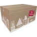 Coffret cadeau de Noël extra large avec illustration de maison, 55x39x30 cm – fabriqué en matériau durable certifié FSC, adapté aux cadeaux de luxe.