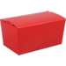 Ballotin, karton + PP + PET, 500gr, 132x76x70mm, rood