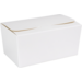 Ballotin, karton + PP, 375gr, 125x73x62mm, wit/goud