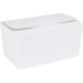 Ballotin, carton + PP, 500gr, 132x76x70mm, blanc/or