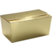 Ballotin, karton + PP, 250gr, 113x62x55mm, goud/wit