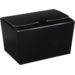 Ballotin, karton + PP, 150gr, 89x60x55mm, zwart/goud