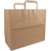 Biodore Bag, Paper, 32xSide fold 17x27cm, paper carrier bag, brown 