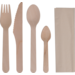 Biodore Cutlery set, wood , natural