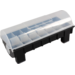  Labeldispenser, excl. 7 rollen ma/zo, 25x zwart/transparant