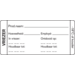 Label, papier, 35x75mm, rol à 500 stuks, wit