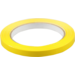  Beutelverschluss, PVC, 9mm, 66m, gelb