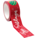 Tape Box closure tape, Happy Holidays, PVC, 50mm, 66m, 