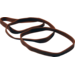 Elastiek, Postelastiek, rubber, nr. 24, 500gr, 125mm, ca. 160 stuks per doosje, bruin