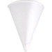 Conical water cup , 115ml, Ø70.3mm, 105mm, paper, white