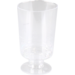 Glas, wijnglas, op voet, pS, 150ml, transparant