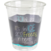 Depa, Milkshakebeker, ICE is (N)ICE, Gerecycled PET, 300ml, 12oz, Ø90mm, transparant/blauw
