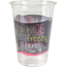 Depa®, Gobelet milkshake, ICE is (N)ICE, PET recyclé, 400ml, transparent/Blau