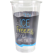 Depa®, Milchshake-Becher, ICE is (N)ICE, Recyceltes PET, 500ml, transparent/Blau