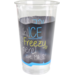 Depa, Milkshakebeker, ICE is (N)ICE, Gerecycled PET, 500ml, 22oz, Ø90mm, transparant/blauw