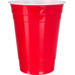  Partycup, PP, reusable, 400ml, 16oz, rot