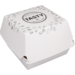 Container, Cardboard + clay coating, TASTY, hamburger container, 120x120x100mm, white