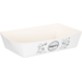 Barquette, Carton + revêtement d'argile, A13, TASTY, barquette, 130x77x35mm, blanc