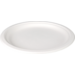 Depa® Plate, round, 1 compartment, bagasse (sugarcane pulp), Ø26cm, white