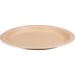 Depa Plate, round, 1 compartment, cardboard, Ø22cm, natural
