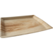 1/2 gastro schaal van naturel palmblad, formaat 32,5 x 26,5 cm