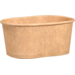 Cup, 250ml, 108x81mm, cardboard + PP, brown 