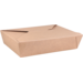 Depa Bak, Karton + PP, maaltijdbox, 215x158x48mm, bruin