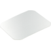 Lid, aluminum container, Cardboard + PET, rectangular, 119x94x
