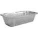 Behälter, Aluminium , 700ml, erhöhter Rand, 203x110x59mm, silber