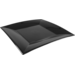 Goldplast Assiette, Use & reuse, reusable, carré, non compartimentée, pP, 29x29cm, noir
