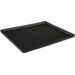 Lid, TPE, rectangular, reusable, unbreakable, 220x180x black