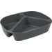 Circ Schale, menuschaal, reusable, 3-Fach, pP, rechtwinklig, 880ml, 236x181x47mm, grau