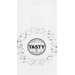Sac, Sachet snack, Papier ersatz, Nº 28, 2 livres, 16/ 5x34cm, TASTY, blanc