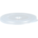 Circ Deksel, PP, rond, reusable, met gat, Ø90mm, transparant