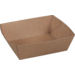 Bak, Karton, A7, snackbak, 90x70x35mm, bruin