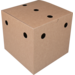 Bak, Karton, fritesbox, 150x150x140mm, bruin