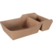 Barquette, Carton, A7+1/A23, barquette, 120x70x35mm, brun