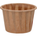 Cup, portiecup, 25ml, 1oz, 30mm, paper, brown 