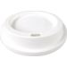 ÖkoCup Deksel, PP, rond, reusable, met drinkgat, Ø80mm, wit