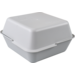 Circulware Behälter, PP, reusable, hamburgerschale, 156x156x43mm, stone