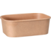 Depa Bak, Karton + PP, 750ml, maaltijdcontainer, 169x117x56mm, bruin