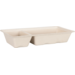 Depa Bak, Bagasse (suikerrietpulp), A22, snackbak, 203x95x30mm, naturel