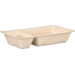 Depa Bak, Bagasse (suikerrietpulp), A23, snackbak, 170x95x30mm, naturel