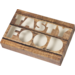 Cateringdoos, Tastyfood, karton + PP, 464x313x80mm, bruin